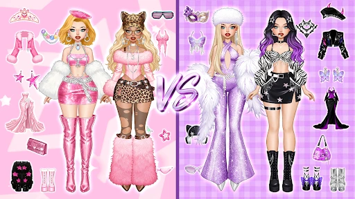 Gameplay screenshot 2 from Rebel Queen: Dress Up Games - Simulation game